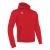 Cello Full Zip Hooded Sweatshirt RED 3XS Hettejakke i børstet fleece - Unisex 