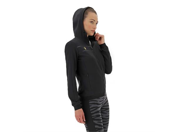 Kavos Hoody Dame BLK L Softshell hettejakke til dame 