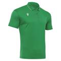 Draco Hero Polo GRN/WHT 4XL Poloskjorte i elastisk stoff