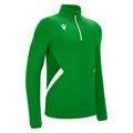 Piave 1/4 Zip Top GRN/WHT XXS Teknisk treningsgenser - Unisex