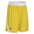 Kansas Basket Eco Shorts YEL/WHT L Teknisk basketshorts - Unisex