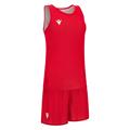 F500 Womans Reversible Set RED/WHT XL Vendbart basketsett til dame