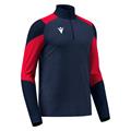 Izel Training 1/4 Zip Top NAV/RED XL Teknisk treningsgenser - Unisex