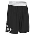 Kansas Basket Eco Shorts BLK/WHT S Teknisk basketshorts - Unisex