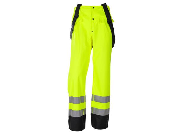 Regnbukse BS Bergset Hivis/Svart XXS Klasse 3 