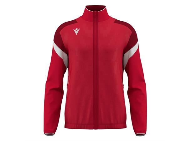 ODIN full zip top RED/WHT 3XS Jakke med kontrastdetaljer 