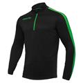 Talent Training 1/4 Zip Top BLK/GRN XXL Teknisk treningsgenser  - Unisex