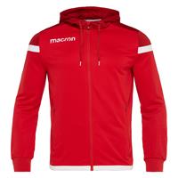 Eadesy Hoody Full Zip Top RED/WHT M Overtrekksjakke